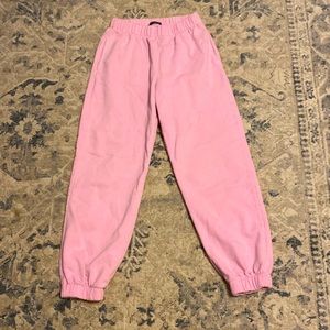 Bubblegum pink rosa sweats
